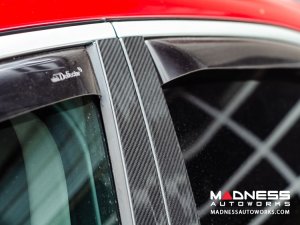 Maserati Grecale Exterior Door Pillars - Carbon Fiber - 6pc Set
